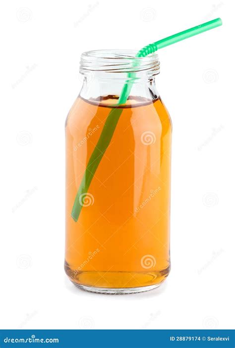 Bouteille En Verre De Jus De Fruit Photo Stock Image Du Fruits