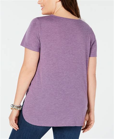 Style And Co Plus Size Graphic T Shirt Created For Macys Macys