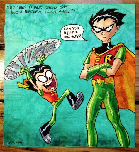 Daily Napkins Teen Titans And Teen Titans Go Robins