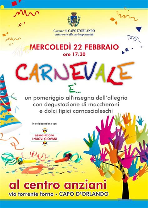 Capo D Orlando Carnevale Anche Al Centro Anziani