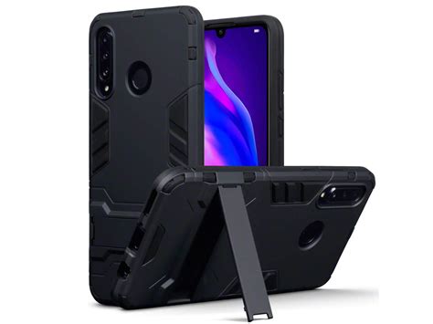 Dual Layer Rugged Stand Case Huawei P30 Lite Hoesje