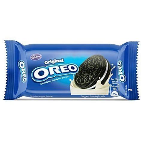 Cream Cadbury Oreo Biscuit With Rich Vanilla Creme Filling Cookies Ideal Option For Snack At