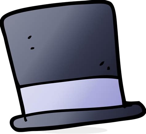 Cartoon Top Hat 12282643 Vector Art At Vecteezy