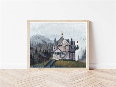 Coraline Art Print The Pink Palace 5x7in 8x10in Etsy