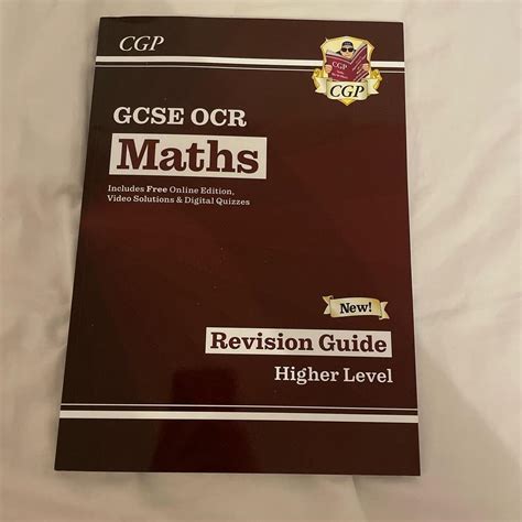 GCSE OCR Higher Maths Revision Guide, never used... - Depop