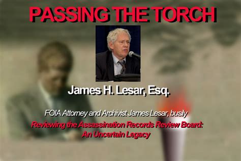 Passing The Torch James Lesar