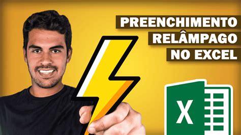 Preenchimento Relâmpago no Excel pra GANHAR MUITO TEMPO