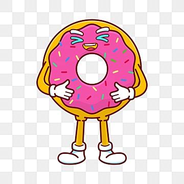 Donuts Sweet Vector PNG Images Sweet Donut Characters Food Junk