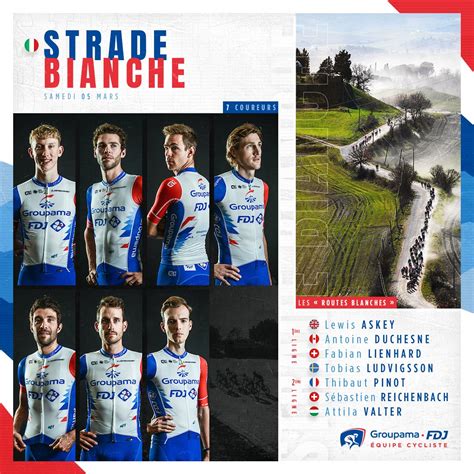 Quipe Cycliste Groupama Fdj On Twitter Strade Bianche J