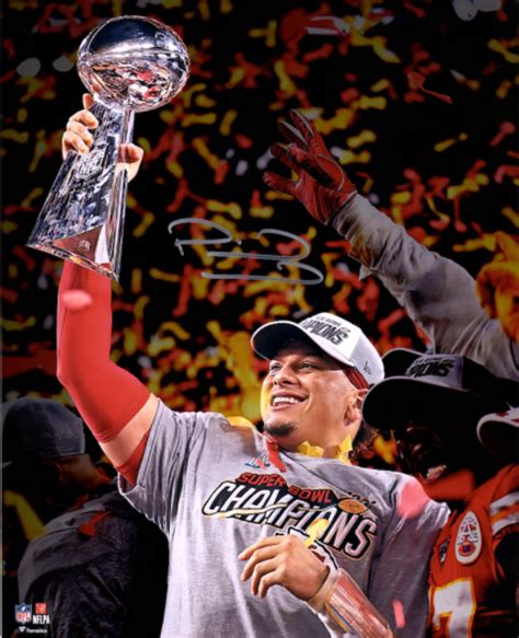 Shop Patrick Mahomes Kansas City Chiefs Super Bowl Liv Champions Signed 16 X 20 Super Bowl Liv