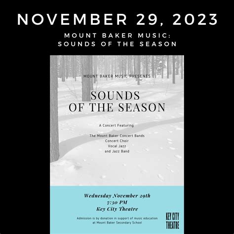 Mount Baker Music: Sounds of the Season — Key City Theatre