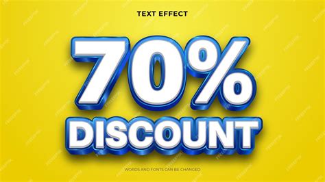 vector editable discount promotion text effect  text effect