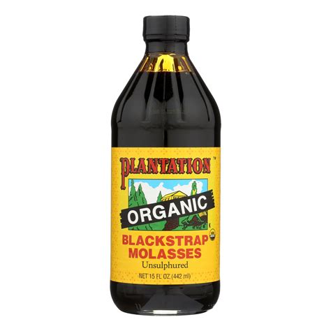 Plantation Organic Blackstrap Molasses Syrup Case Of 12 15 Oz