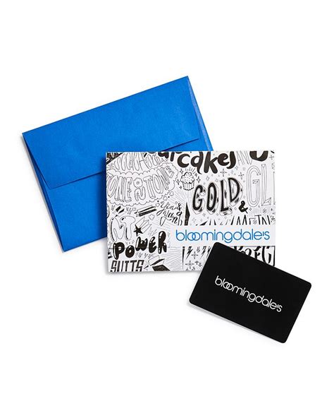 Bloomingdale's Gift Cards Blue Doodle Gift Card | Bloomingdale's