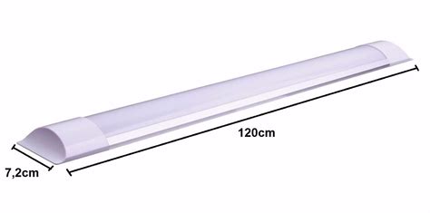 L Mpada Luminaria Led Tubular Cm Slim Neutra K W R Em