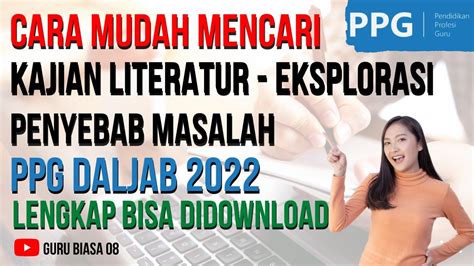 Cara Mudah Mencari Kajian Literatur Lk Eksplorasi Penyebab Masalah