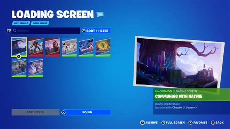 Fortnite News On Twitter The Communing With Nature Loading Screen Is