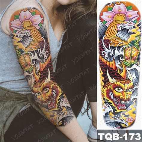 Traditional Japanese Dragon Tattoo Sleeve