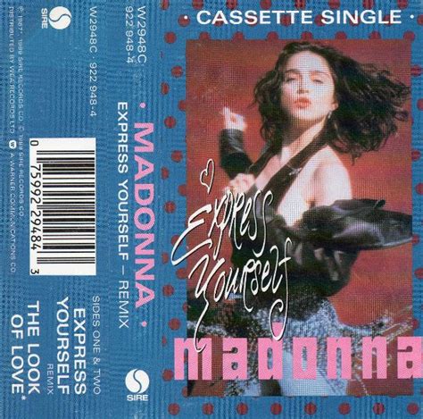 Madonna - Express Yourself (1989, Cassette) | Discogs