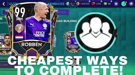 CHEAPEST WAYS TO COMPLETE 99 RATED EOE ROBBEN FIFA MOBILE 21 YouTube