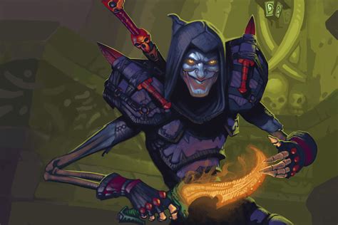 Artstation Grinning Undead Rogue