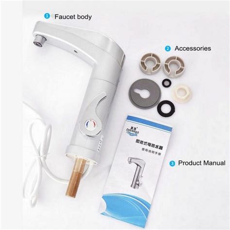 Water Heater Tap Instant Hot Faucet LCD Display Water Heating ElectricalWall