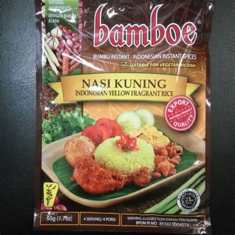 Jual Bumbu Nasi Kuning Bamboe Shopee Indonesia