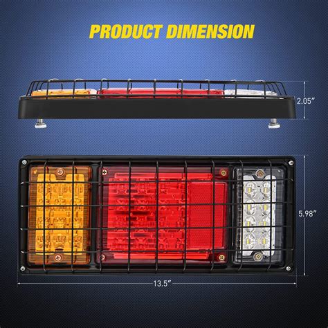 Nilight Kit De Luces Traseras Para Remolque Luces Led Luces De