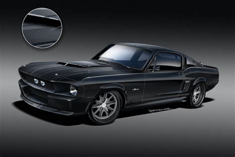 This Shelby Gt Cr By Classic Recreations Has A Carbon Fiber Body