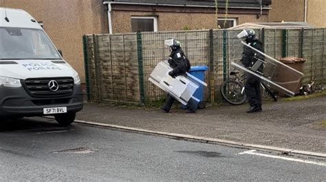 Police Armed With Shields Seen At Inverness Property Amid Stand Off News Mfr