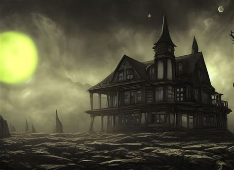 Spooky Old House By Dubbedemotions On Deviantart