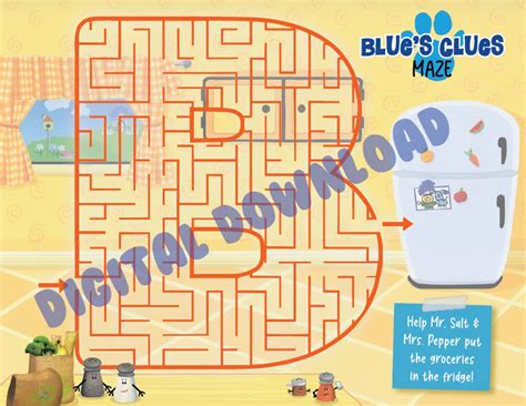 Blue's Clues and You Printable Party Games - Etsy