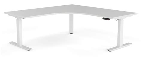 Agile Corner Standing Desk with Electric Height Adjustable