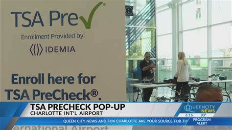 CLT Airport TSA Precheck Pop Up YouTube