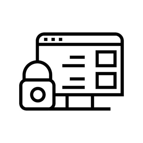 Icono De Vector De Seguridad De Datos Vector Premium