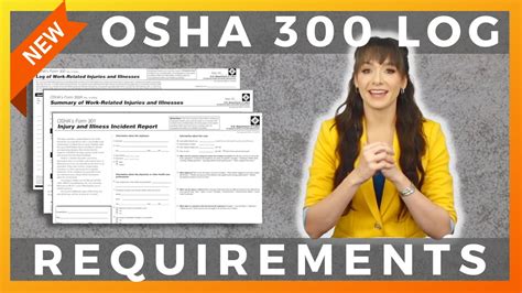 NEW OSHA 300 LOG REQUIREMENTS By Ally Safety YouTube