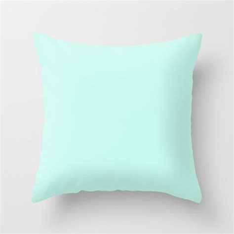 Sea Green Throw Pillow By Colorproject Society6