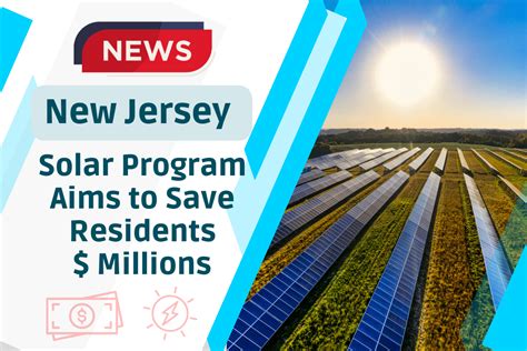 New Jersey Solar Program Aims To Save Millions Ecogen America