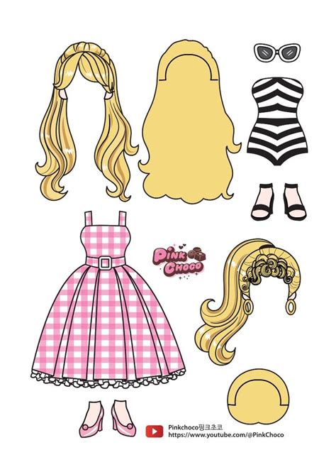 Barbie Fashion Diys Paper Dolls Crafts Paper Diy Dress