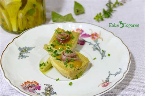 Alcachofas Marinadas En Aceite De Oliva Entre3fogones