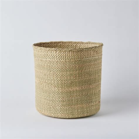 Grass Woven Basket In Natural Large Ethos Store