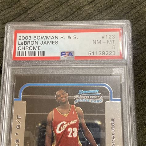 Lebron James Bowman Chrome Rookies Stars Rc Rookie Psa