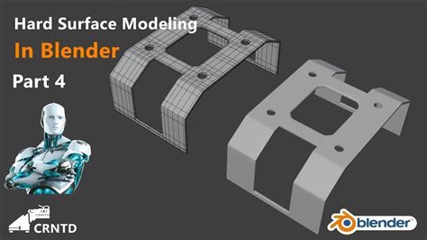 Blender Hard Surface Modeling Part 4 Blender Tutorial Youtube