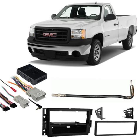 Fits Gmc Sierra 07 11 Single Din Aftermarket Harness Radio Install Dash Kit