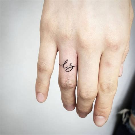 Initial Tattoo On Wedding Finger Printable Calendars At A Glance