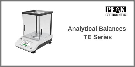 Product Analytical Balances Te Series