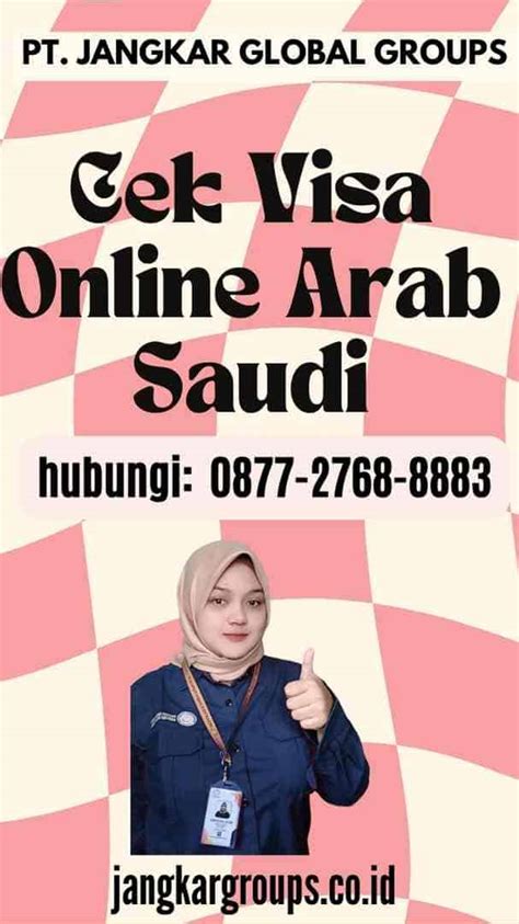 Cek Visa Online Arab Saudi Jangkar Global Groups