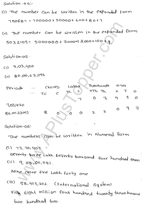 Knowing Our Numbers Class 6 ICSE ML Aggarwal Solutions A Plus Topper