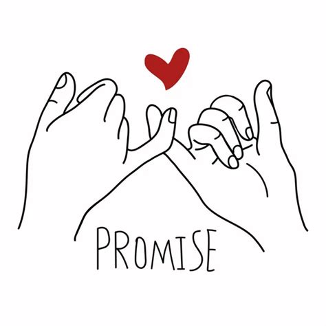 Pinkie Promise Vector Art Stock Images Depositphotos