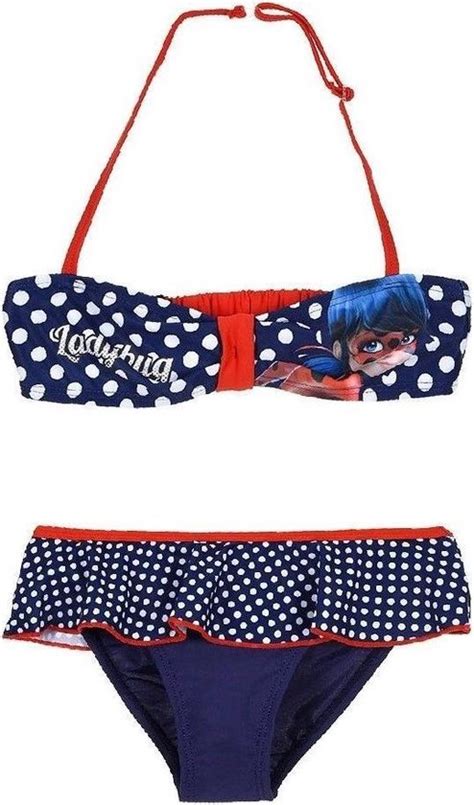 Donkerblauwe Bikini Van Miraculous Ladybug Maat Bol